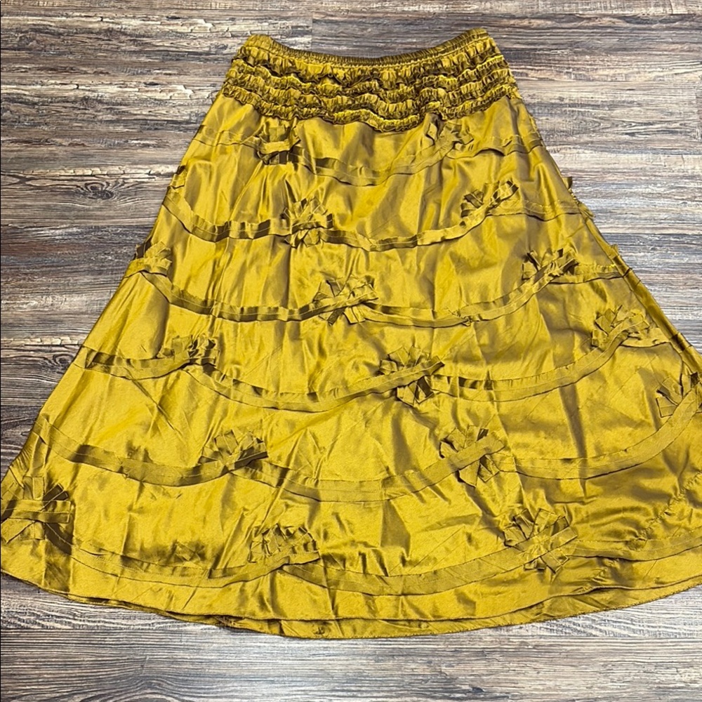 Luxe Elegant Gold Skirt